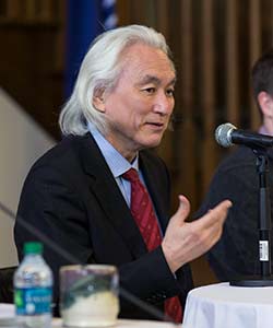 Portrait of Michio Kaku.