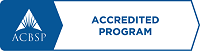 Logo badge for the ACBSP stating Accredited Program.