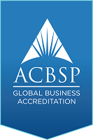 Logo of the ACBSP Global Business Accreditation