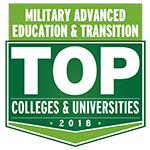 Military Advanced Education and Transition Top Colleges and Universities Award 2018