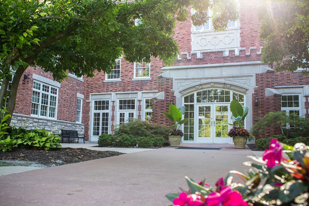 Admissions: Front entrance of Missouri Hall